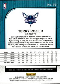 Terry Rozier - Panini Hoops Premium Stock Base Set 2019-20, Nr. 10