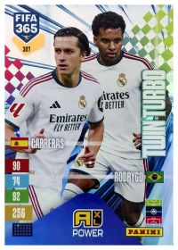 Álvaro Carreras / Rodrygo - Panini Adrenalyn XL FIFA 365 Twin Turbo 2026-27, Nr. 307 – Insert