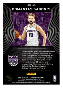 Domantas Sabonis - Panini Illusions Base Set 2021-22, Nr. 90