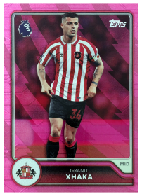 Granit Xhaka - Topps Flagship Premier League Base Set 2026-27, Nr. 236 – Pink Voltage Parallel