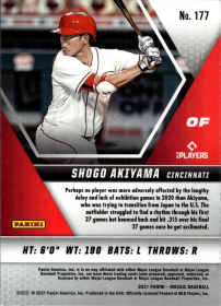 Shogo Akiyama - Panini Mosaic Base Set 2021, Nr. 177
