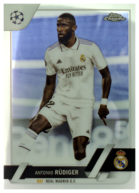 Antonio Rüdiger - Topps Chrome UEFA Club Competitions Base Set 2022-23, Nr. 58