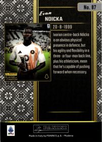 Evan Ndicka - Panini Player of the Match Base Set 2024-25, Nr. 87