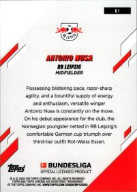 Antonio Nusa - Topps Chrome Bundesliga Base Set 2025-26, Nr. 61