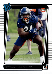 Khalil Herbert - Panini Donruss Base Set 2021, Nr. 318 – Rookie Card