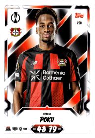 Ernest Poku - Topps Match Attax UEFA Club Competitions Base Set 2026-27, Nr. 290