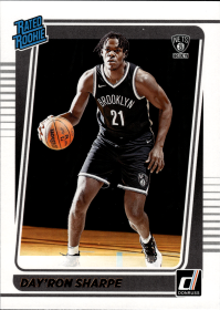 Day'Ron Sharpe - Panini Donruss Rated Rookie 2021-22, Nr. 215 – Bronze