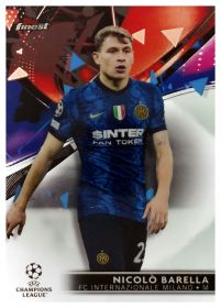 Nicolò Barella - Topps Finest UEFA Champions League Base Set 2021-22, Nr. 30