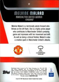 Melvine Malard - Topps Chrome UEFA Women's Champions League Base Set 2025-26, Nr. 17