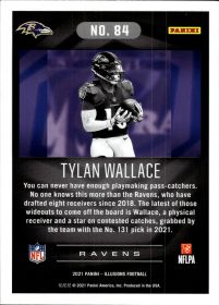 Tylan Wallace - Panini Illusions Base Set 2021, Nr. 84 – Rookie Card