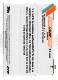 TJ Clark - Topps Chrome OTE Base Set 2022, Nr. 41 – Rookie Card