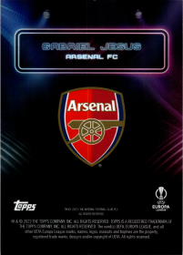 Gabriel Jesus - Topps UEFA Club Competitions Showtime 2023-24