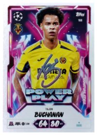 Tajon Buchanan - Topps Match Attax UEFA Club Competitions Power Play Signature Style 2026-27, Nr. 168