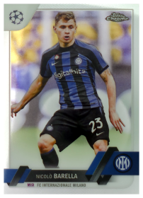 Nicolò Barella - Topps Chrome UEFA Club Competitions Base Set 2022-23, Nr. 23