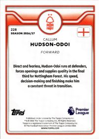 Callum Hudson-Odoi - Topps Flagship Premier League Base Set 2026-27, Nr. 228