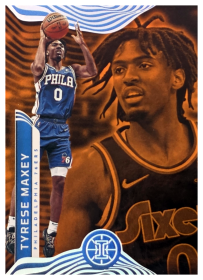 Tyrese Maxey - Panini Illusions Base Set 2021-22, Nr. 15 – Trophy Collection Orange
