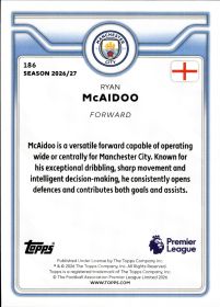 Ryan McAidoo - Topps Flagship Premier League Base Set 2026-27, Nr. 186 – Rookie Card