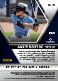 Austin Meadows - Panini Mosaic Base Set 2021, Nr. 39