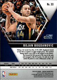 Bojan Bogdanovic - Panini Mosaic Base Set 2019-20, Nr. 33