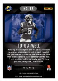 Tutu Atwell - Panini Illusions Base Set 2021, Nr. 78 – Rookie Card