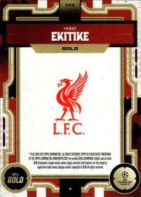 Hugo Ekitike - Topps Gold UEFA Club Competitions 2025-26