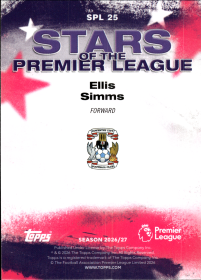 Ellis Simms - Topps Flagship Premier League Stars of the Premier League 2026-27, Nr. SPL 25 – Insert
