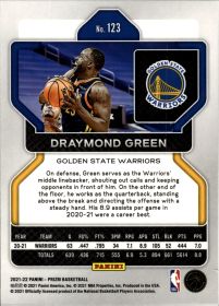 Draymond Green - Panini Prizm Base Set 2021-22, Nr. 123