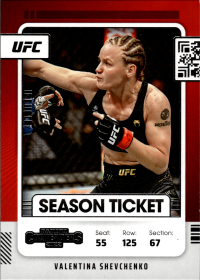 Valentina Shevchenko - Panini Chronicles UFC Contenders Season Ticket 2022, Nr. 109