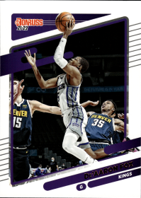 De'Aaron Fox - Panini Donruss Base Set 2021-22, Nr. 126