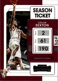 Collin Sexton - Panini Contenders Season Ticket 2021-22, Nr. 86