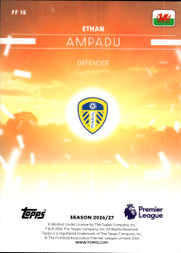 Ethan Ampadu - Topps Flagship Premier League Flying the Flag 2026-27, Nr. FF 15 – Insert