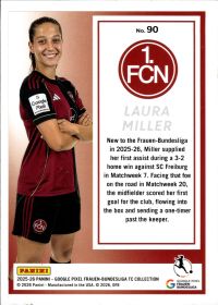 Laura Miller - Panini Frauen-Bundesliga TC Collection Base Set 2025-26, Nr. 90