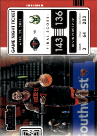 Kevin Porter Jr - Panini Contenders Game Night Ticket 2021-22, Nr. 14