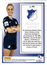Vanessa Diehm - Panini Frauen-Bundesliga TC Collection Base Set 2025-26, Nr. 40