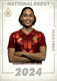 Cora Zicai - Panini DFB-Frauen Team-Set National Debut 2025, Nr. DEB-26 – Insert