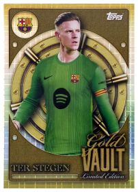 Marc-André ter Stegen - Topps FC Barcelona Team Set Gold Vault 2024-25, Nr. GV-1 – Insert