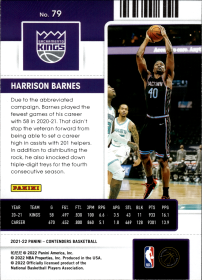 Harrison Barnes - Panini Contenders Season Ticket 2021-22, Nr. 79
