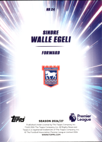 Sindre Walle Egeli - Topps Flagship Premier League Nitro Boost 2026-27, Nr. NB 24 – Insert