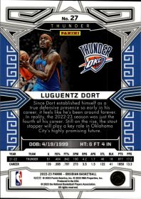 Luguentz Dort - Panini Obsidian Base Set 2022-23, Nr. 27