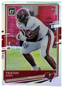 Tristan Wirfs - Panini Donruss Optic Base Set 2020, Nr. 129 – Rookie Card, Holo