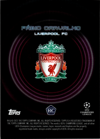 Fábio Carvalho - Topps UEFA Club Competitions Showcase 2023-24