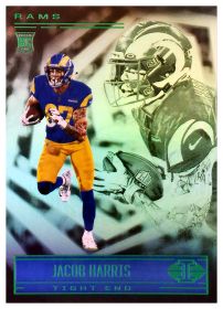 Jacob Harris - Panini Illusions Base Set 2021, Nr. 96 – Rookie Card, Trophy Collection Emerald