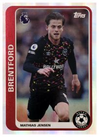 Mathias Jensen - Topps Flagship Premier League Retro Threads 2026-27, Nr. RT 5 – Insert