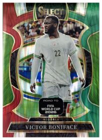 Victor Boniface - Panini Select FIFA Road to World Cup Terrace 2025-26, Nr. 21 – Red and Green