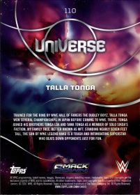 Talla Tonga - Topps WWE Universe Base Set 2026, Nr. 110 – Rookie Card