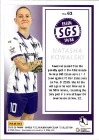 Natasha Kowalski - Panini Frauen-Bundesliga TC Collection Base Set 2025-26, Nr. 61