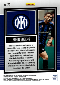 Robin Gosens - Panini Score FIFA Base Set 2022-23, Nr. 70