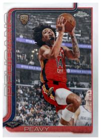 Micah Peavy - Topps Chrome Base Set 2025-26, Nr. 191 – Rookie Card