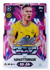 Nico Schlotterbeck - Topps Match Attax UEFA Club Competitions Power Play Signature Style 2026-27, Nr. 240