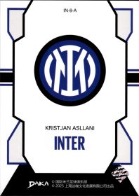 Kristjan Asllani - DAKA Inter Top Audience Base Set 2025-26, Nr. IN-8-A
